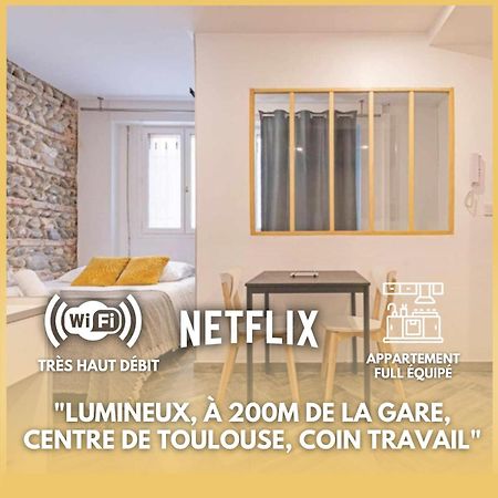 Grand Studio Avec Espace De Travail Toulouse Buitenkant foto