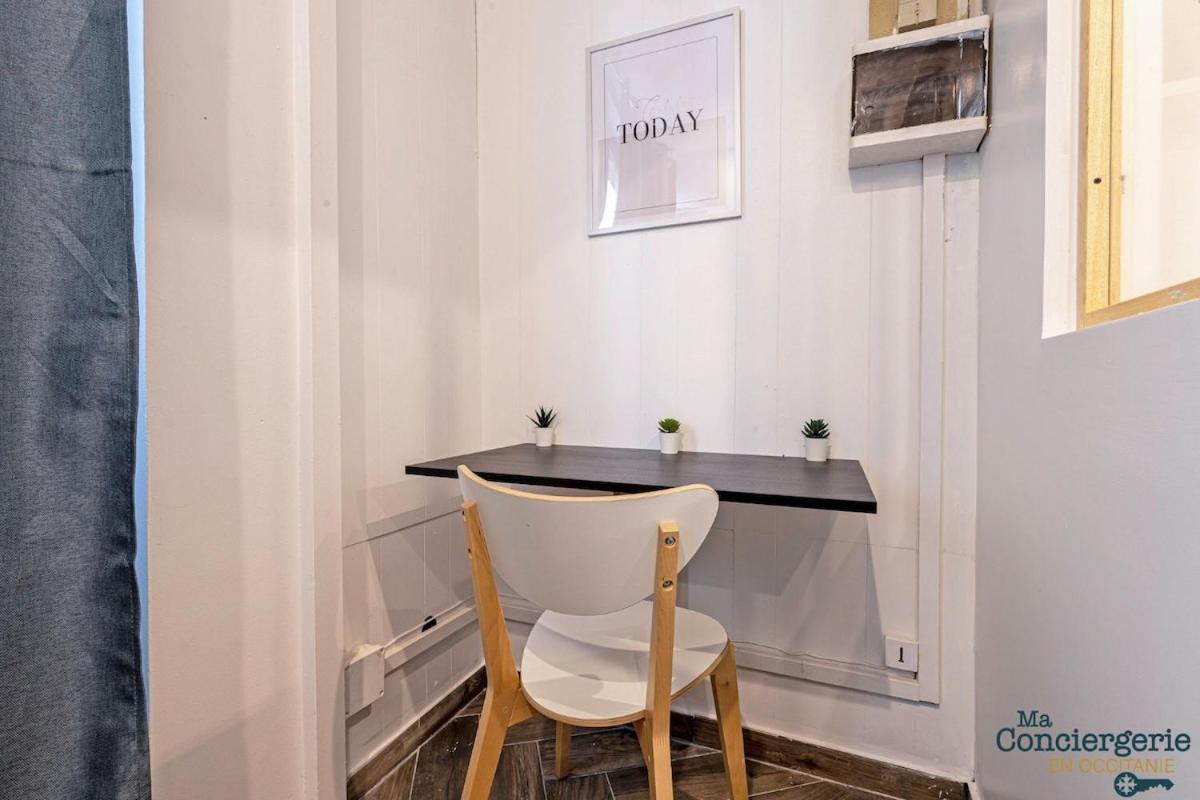 Grand Studio Avec Espace De Travail Toulouse Buitenkant foto