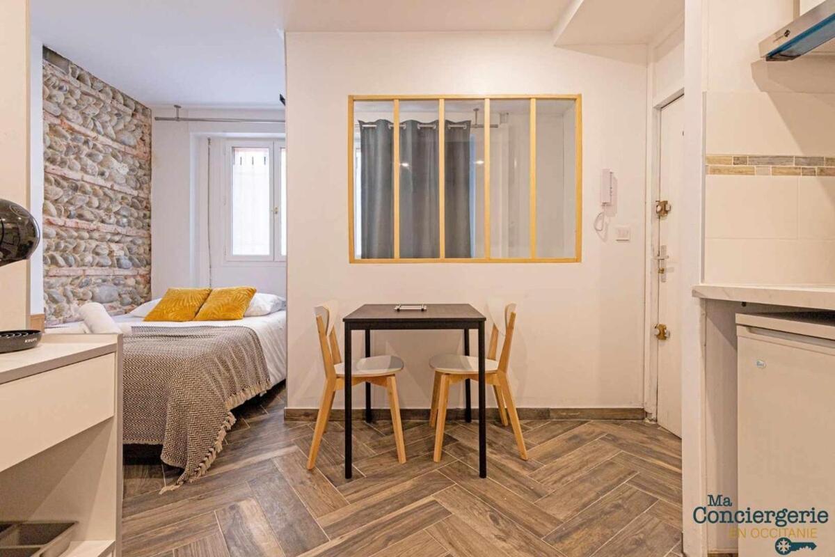 Grand Studio Avec Espace De Travail Toulouse Buitenkant foto